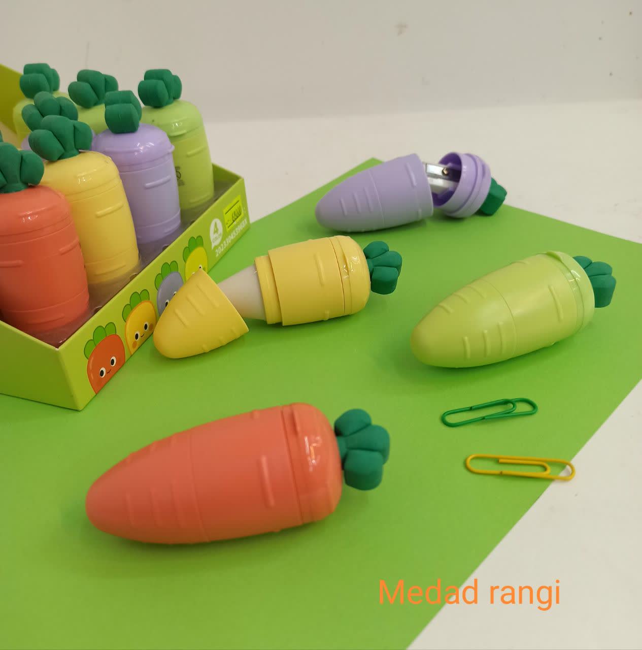 تراش پاکن فانتزی هویجی پاستلی