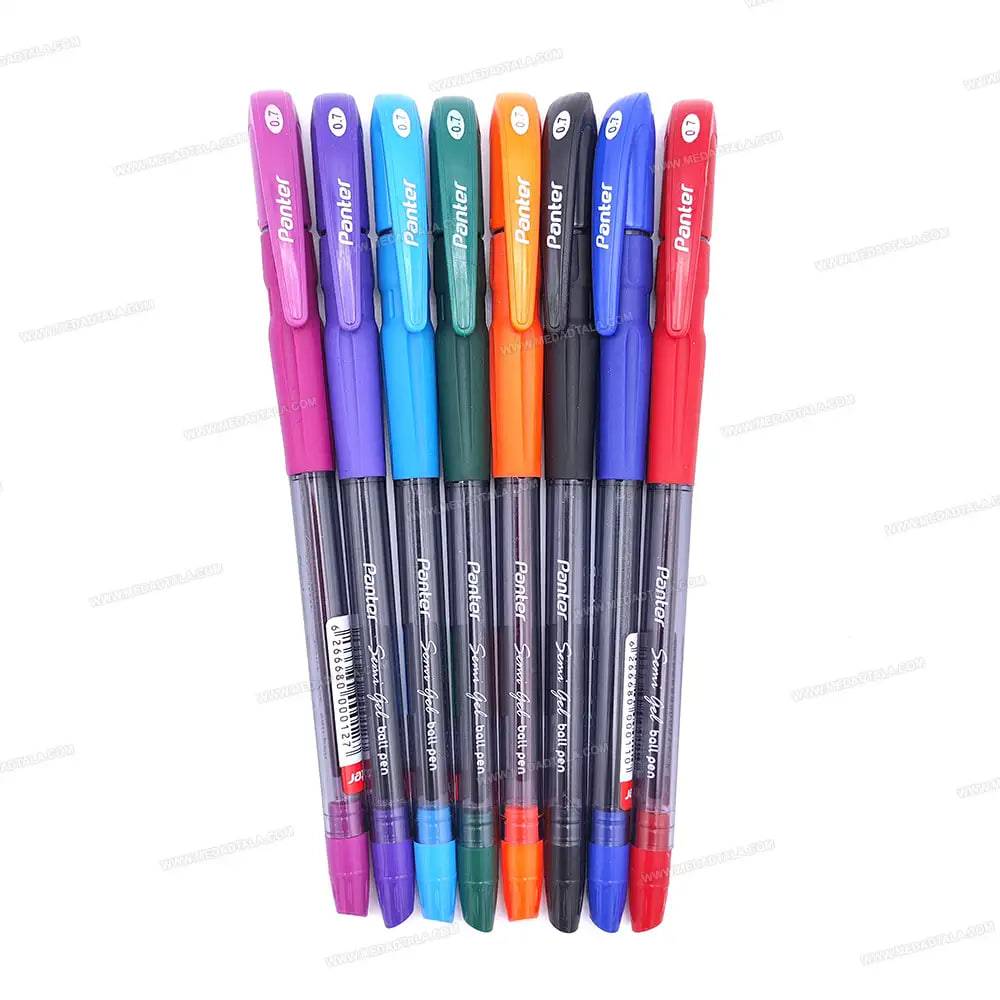 خودکار سمی ژل هفت دهم رنگی پنتر