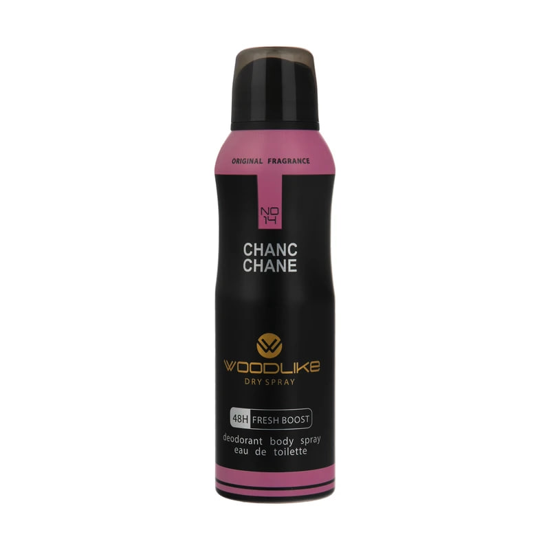 اسپری خوش بو کننده بدن وودلایک مدل Chanc Chane حجم 200 میلی لیتر