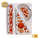 ست خط کش،گونیا و نقاله طلقی