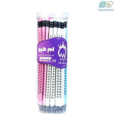 مداد مشکی سه گوش پاکن دار ام کیو_ MQ