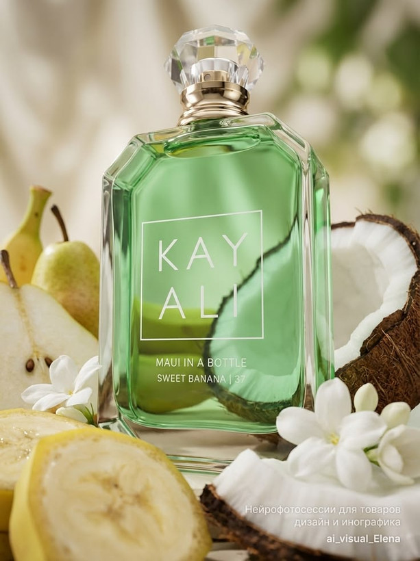عطر کایالی مائویی این آ بوتل سوییت بنانا 37 _گرمی(دکانت)، لوزی| Kayali Maui In A Bottle Sweet Banana 37